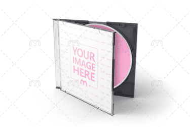 CD Album Cover Mockup
